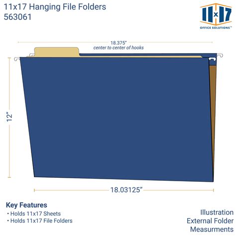 Hanging File Folders 11 X 17 